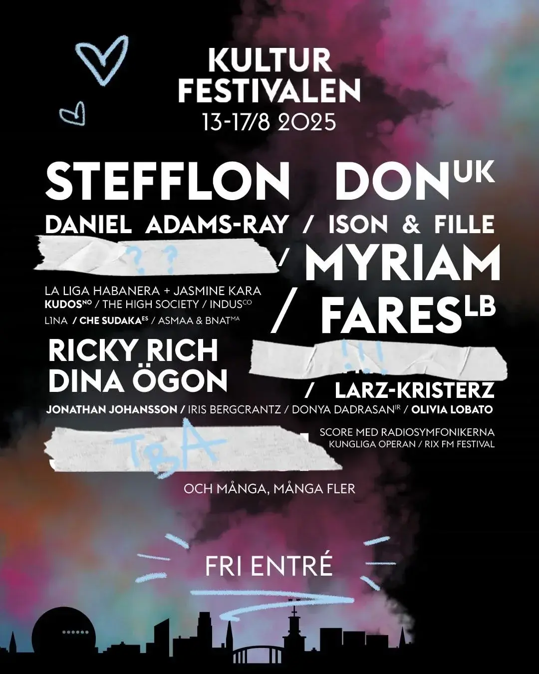 ✨ Kulturfestivalen 2025 i Stockholm 🎶🎉