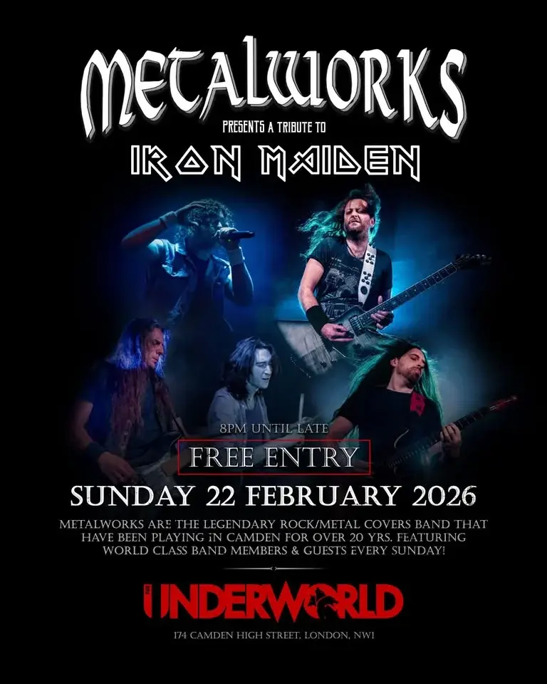 Metalworks presents a tribute to Iron Maiden - Free Entry at The Underworld
