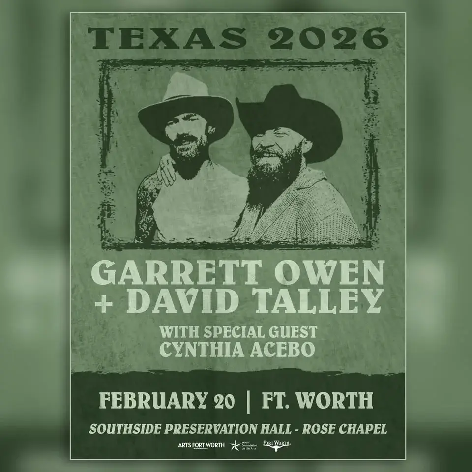 Concerts in the Chapel presents: Garrett Owen, with David Talley and special guest Cynthia Acebo
