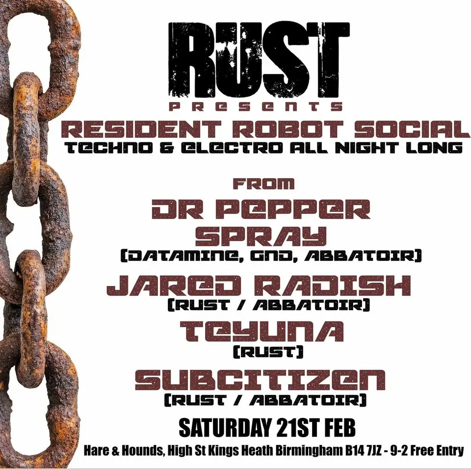 Rust presents Resident Robot Social