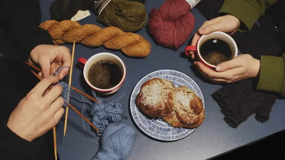 Stickcafé på Sjöfartsmuseet Akvariet
