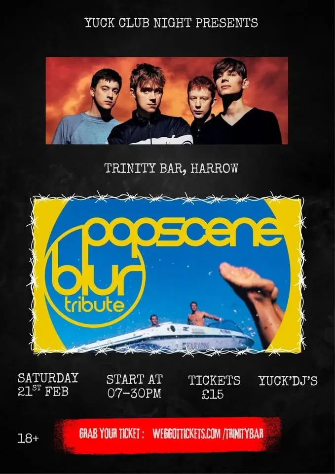 Yuck presents Popscene - A tribute to Blur