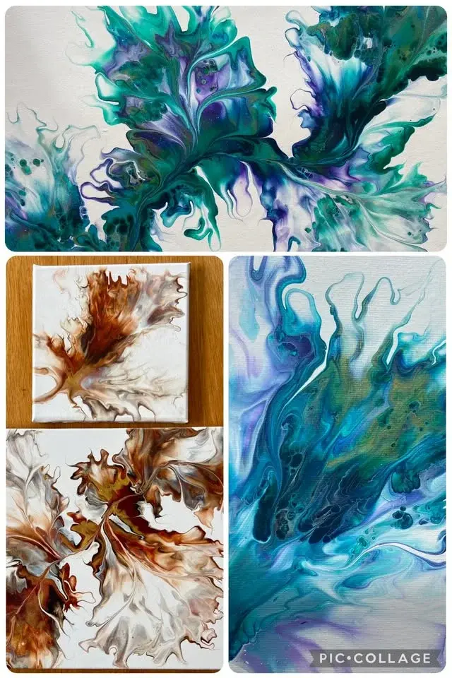 Fluid Art ‘Dutch Pour’ Canvas Workshop FULLY BOOKED