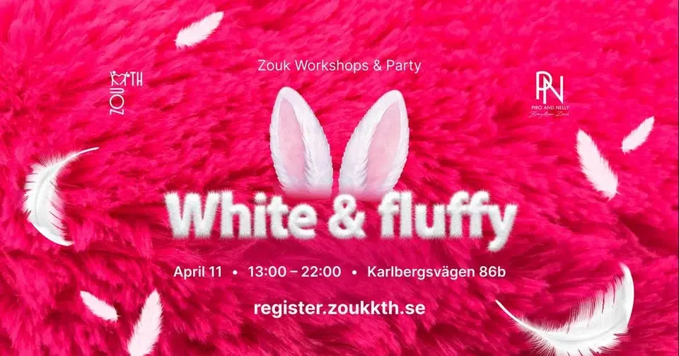 Brazilian Zouk Party - April -White and Fluffy!