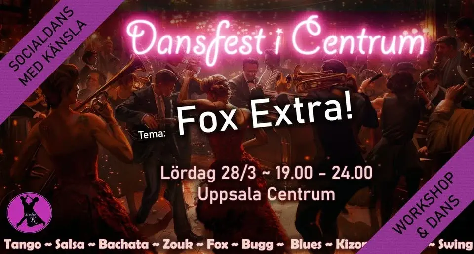 Nyhet: Foxkväll i Uppsala Centrum