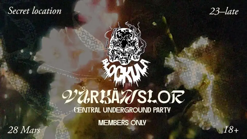 Blockula – VÅRKÄNSLOR (INDOORS UG PARTY @ CENTRAL LOCATION)