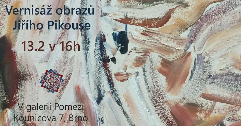 Vernisáž obrazů Jiřího Pikouse