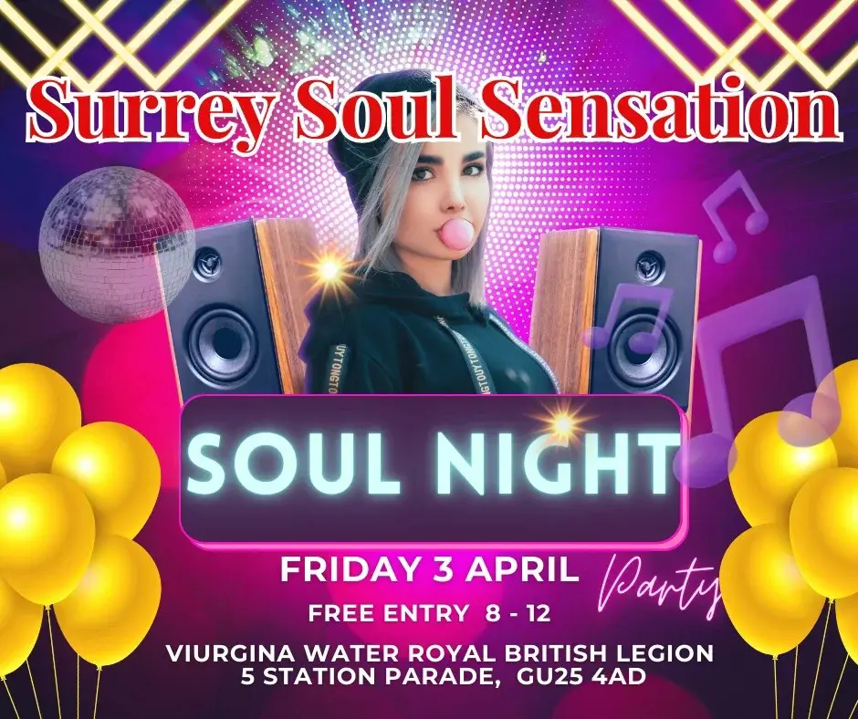SURREY SOUL SENSATION ARE BACK AT VIRGINA WATER RBL