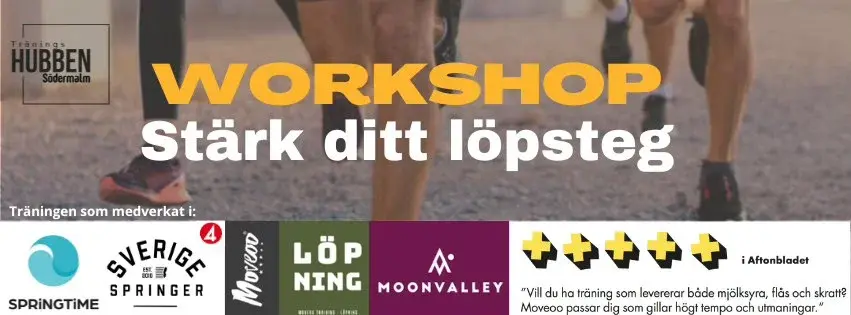 Starkare steg och minskad skaderisk- för dig som vill springa i vår WORKSHOP