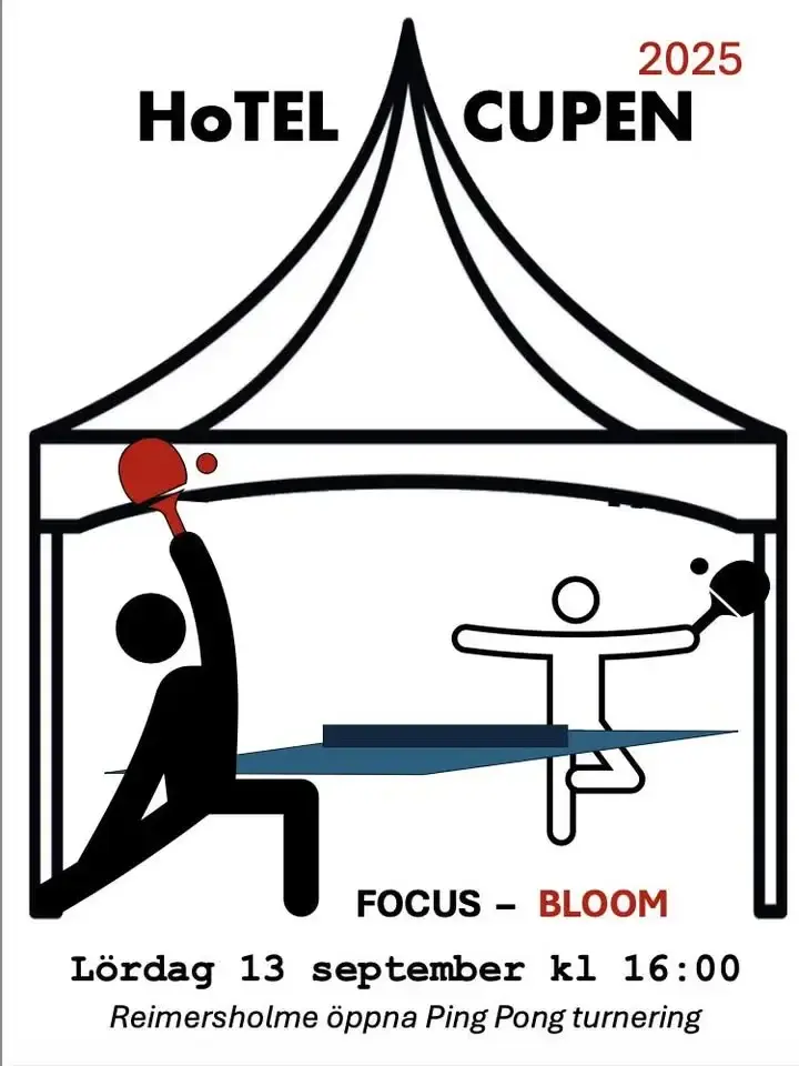 Hotel Cupen Reimersholme öppna Ping Pong turnering 2025