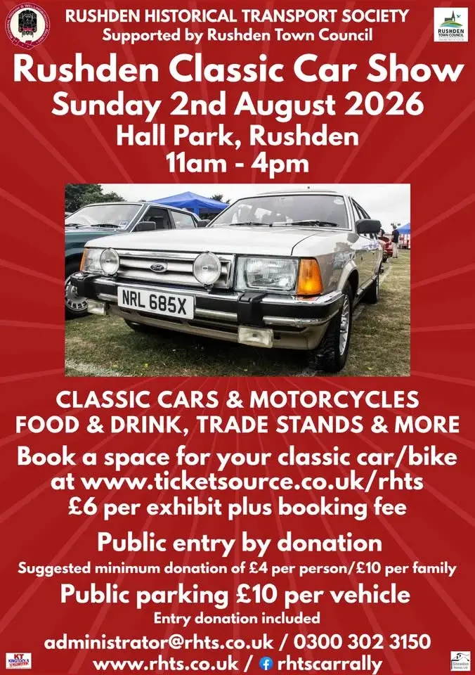 Rushden Classic Car Show 2026