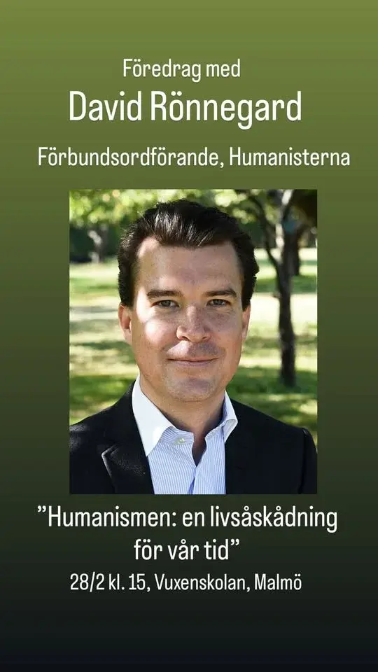Föredrag: Humanismen – en livsåskådning för vår tid