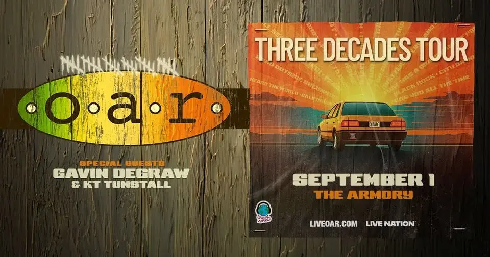 O.A.R. Three Decades Tour - LIVE at The Armory