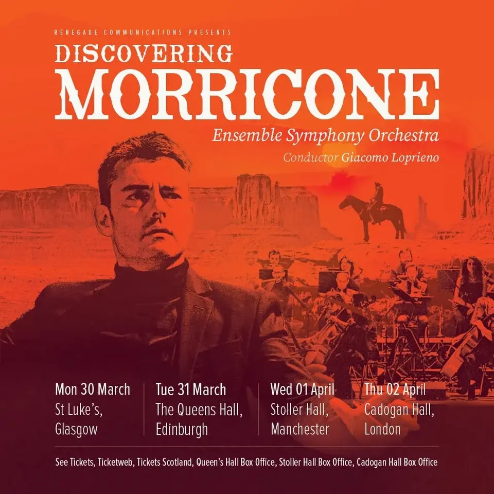 Discovering Morricone / Ensemble Symphony Orchestra / The Stoller Hall / Manchester / 01.04.26