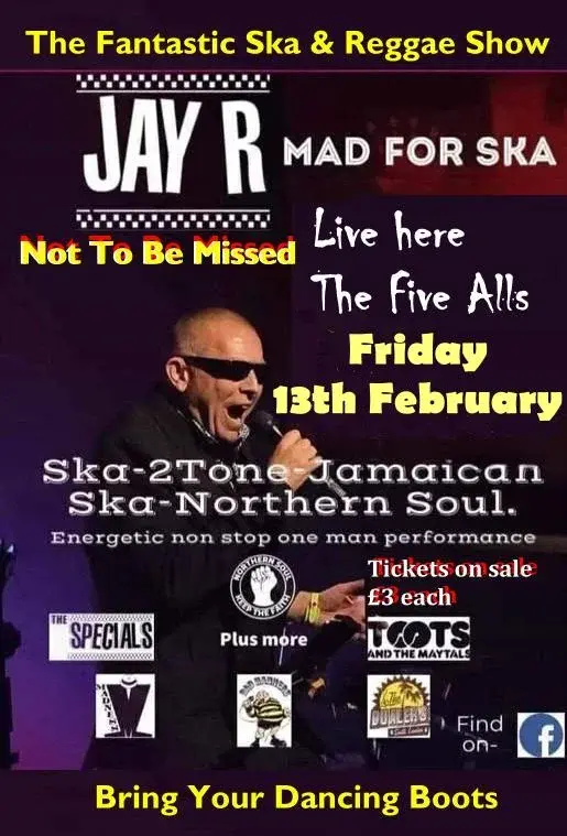JAY R FOR SKA LIVE