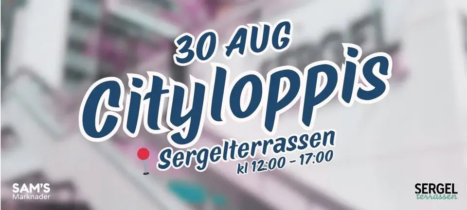 Cityloppis på Sergelterrassen - Lördag 30 aug