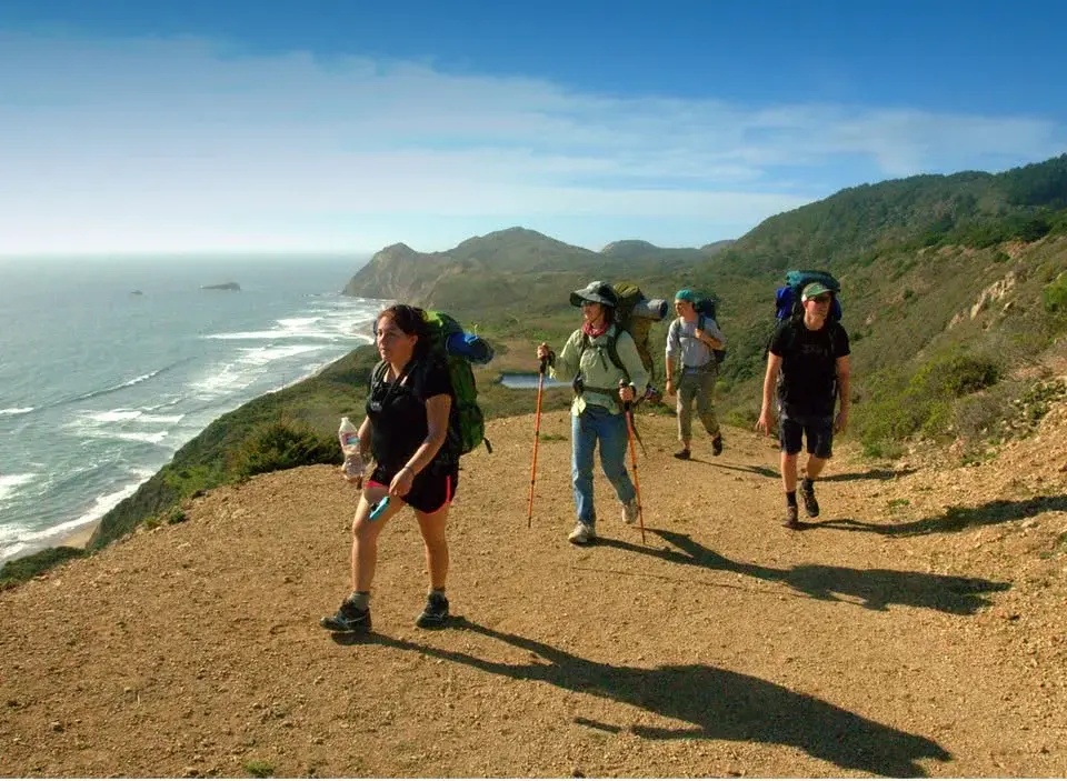 Beginner Backpacking on California's Coast & Alamere Falls Up Close!