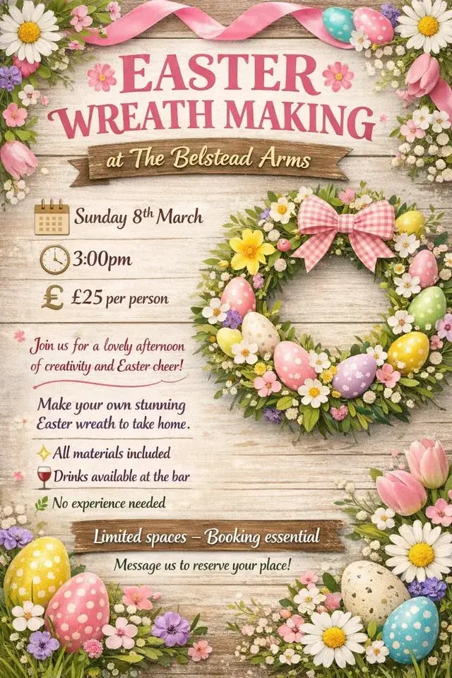 🌸 EASTER WREATH MAKING WORKSHOP 🌸