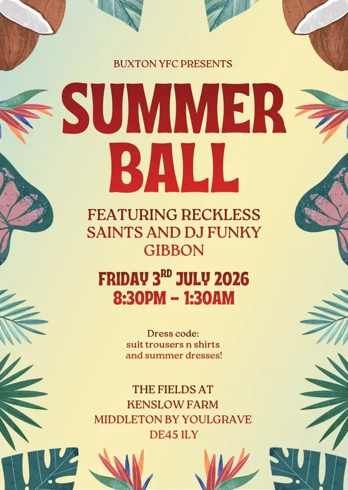 Buxton YFC Summer Ball☀️🍹💃