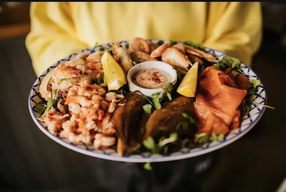 British Seafood Dinner