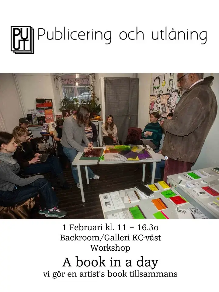 A book in a day – workshop vi gör en artist's book tillsammans.