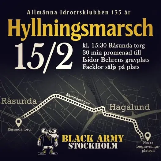 Hyllningsmarsch AIK 135 år