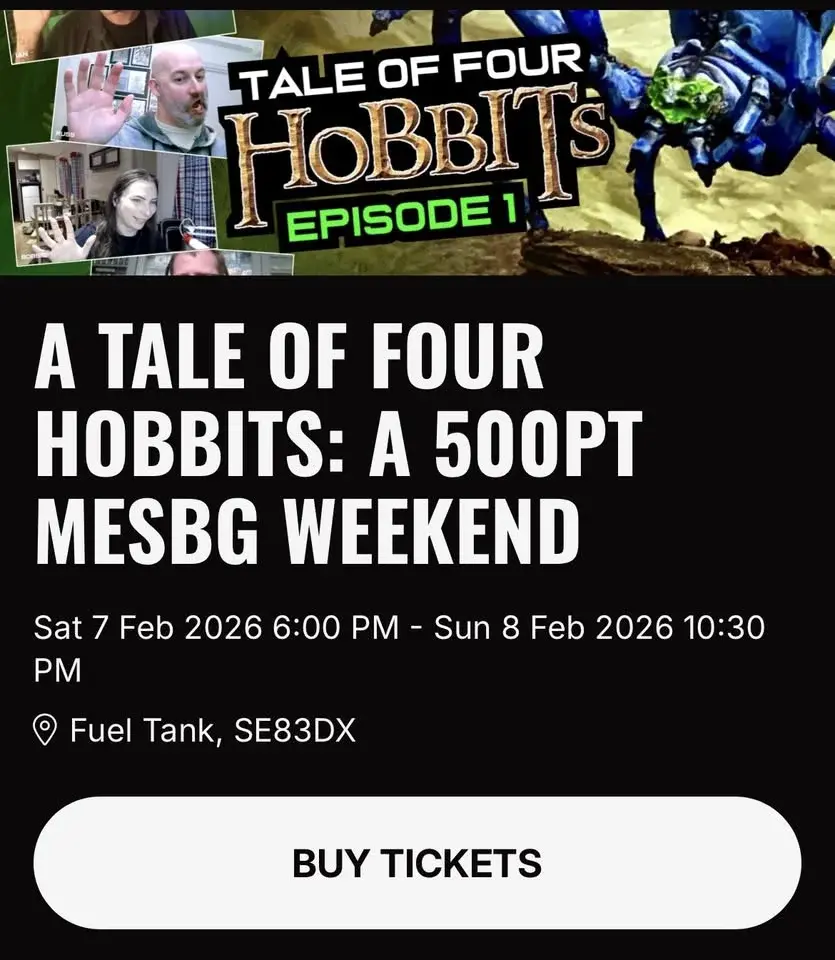 MESBG 500pts weekender :)
