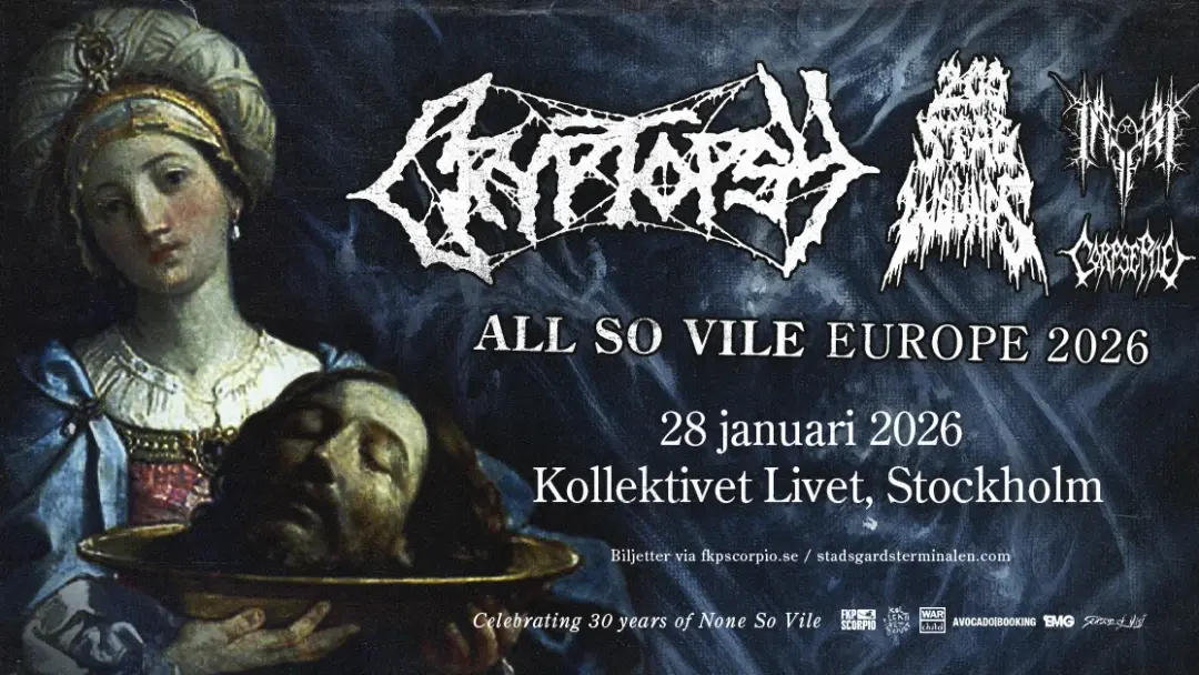 Cryptopsy + Supports | Kollektivet Livet