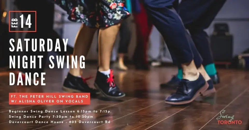 Saturday Night Swing Ft Peter Hill Swing Band w/ Alisha Oliver! Beginner lessons & Live Band Dance!