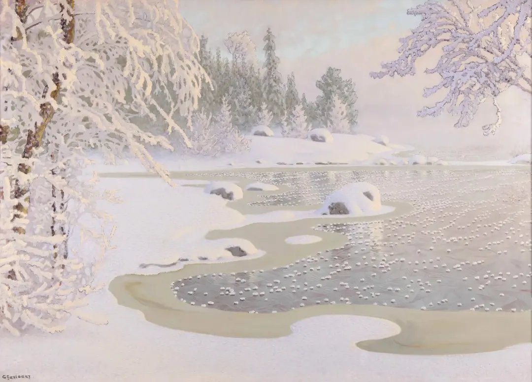Frostiga Vintern - En Konstutställning av Liljefors & Zorn Med Flera