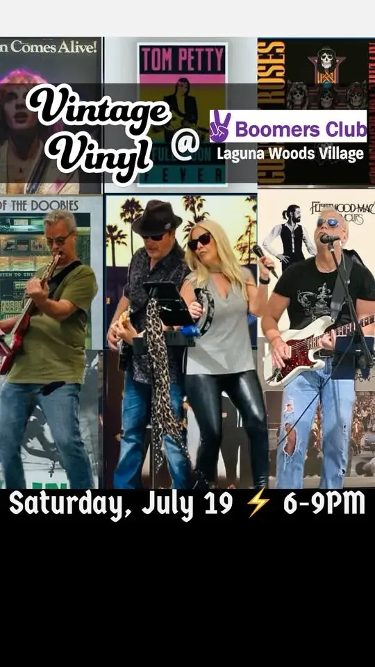 Vintage Vinyl @ The Boomers Club - Laguna Woods