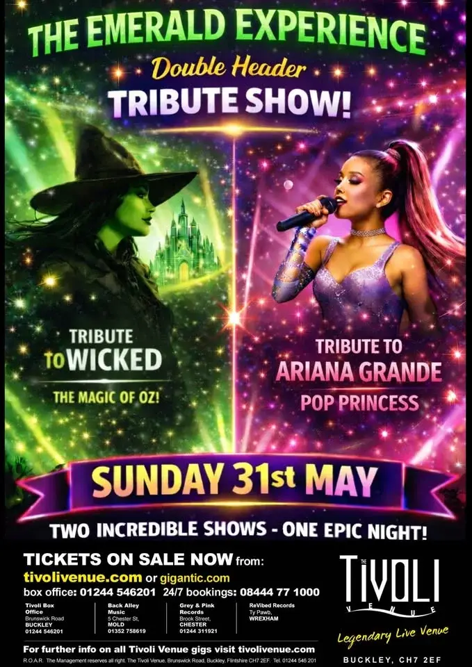 The Emerald Experience presents a tribute to WICKED & ARIANA GRANDE at The Tivoli Venue