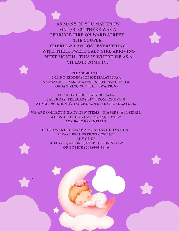Drop Off Baby Shower for Cheryl & Dan