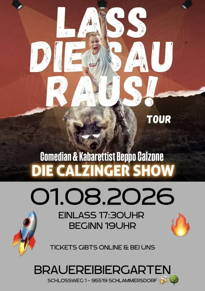 Calzinger Show 2.0 im Brauereibiergarten🚀