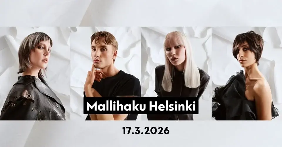 HELSINKI - hiusmalleja haussa näytökseen 17.03.2026