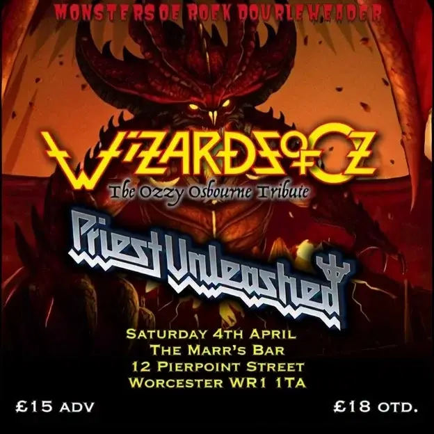 Wizards of Oz + Priest Unleashed doubleheader at the Marrs Bar