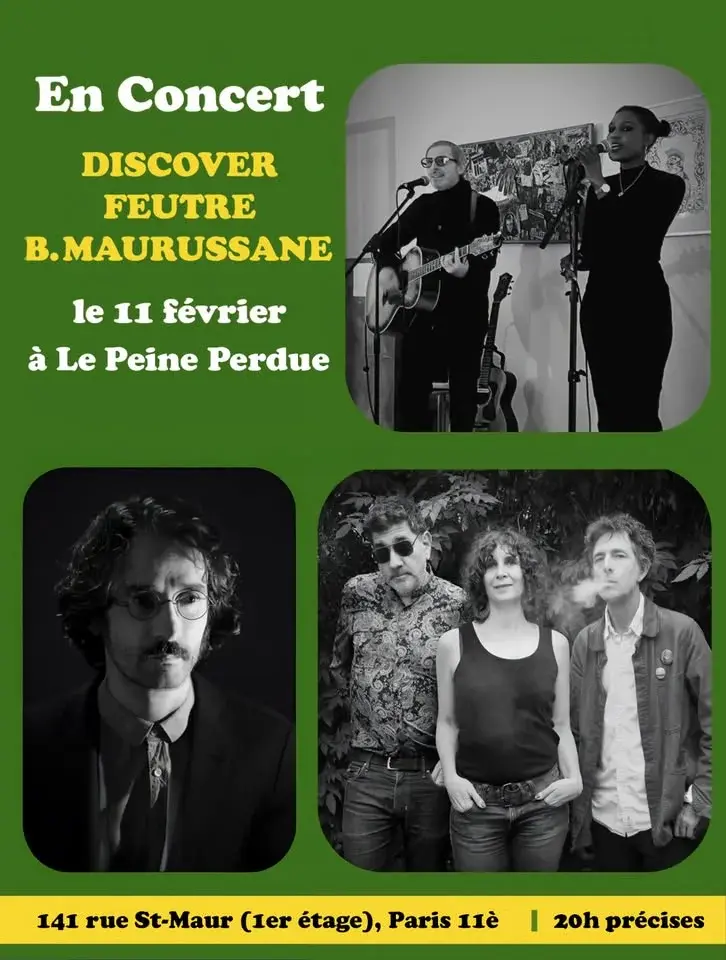 Concert Boris Maurussane + Discover + Feutre
