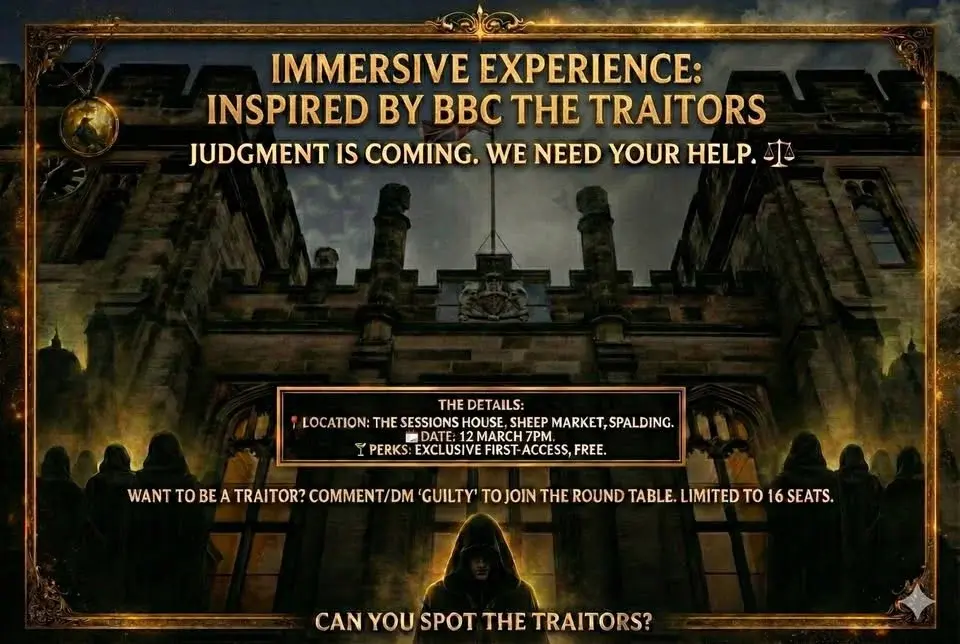 Pilot Event - Immersive experience: inspired by BBC The Traitors