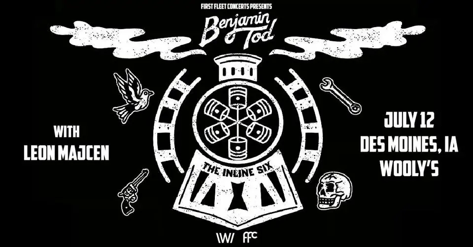 Benjamin Tod and the Inline Six 2026 Tour with Leon Majcen at Wooly's