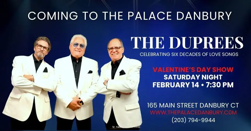 The Duprees Special Valentines Day Concert in Danbury CT.