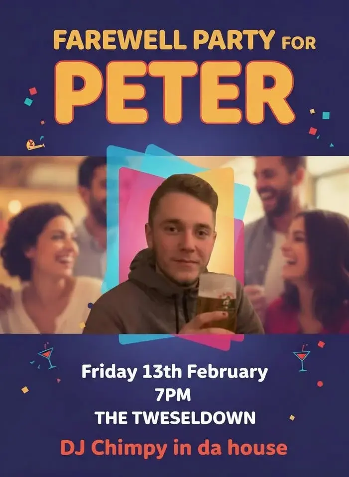 Peters Leaving Party