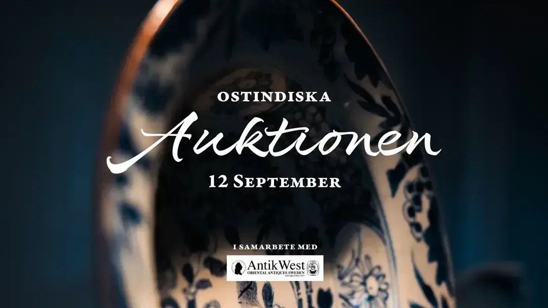 Ostindiska Auktionen 12 september - med AntikWest đąđš