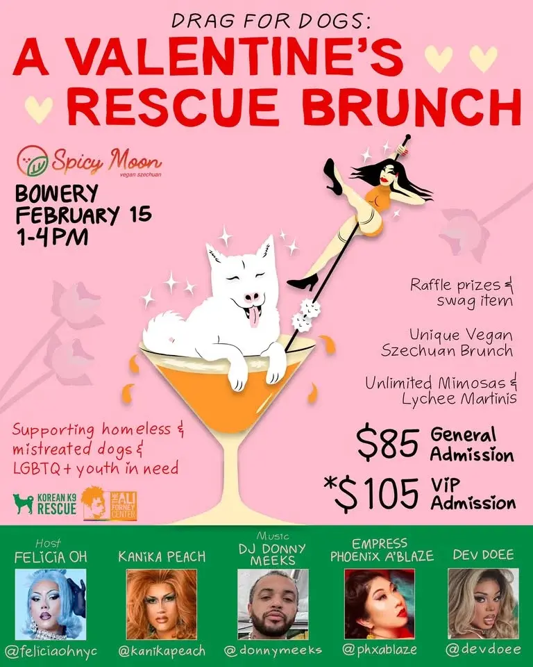 Drag for Dogs - A Valentines Rescue Brunch