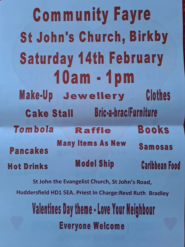 Valentines Day Community Fayre