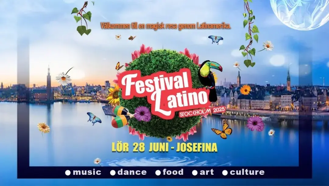 FESTIVAL LATINO - 28 Juni - Stockholm 🎉🇸🇪🕺💃