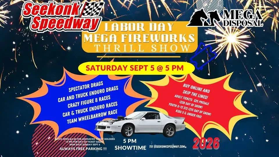 2026 MEGA Labor Day Thrill Show and Fireworks