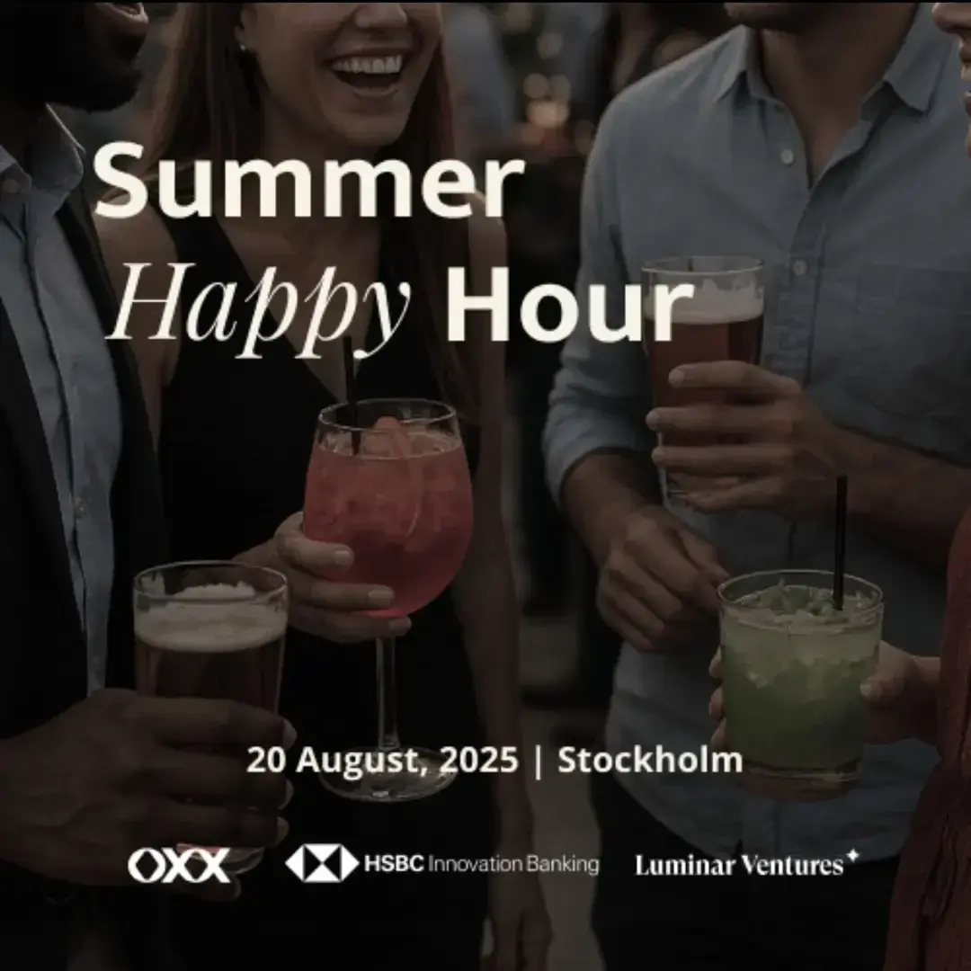🍹 Summer Happy Hour hosted by Oxx, HSBC Innovation Banking & Luminar Ventures