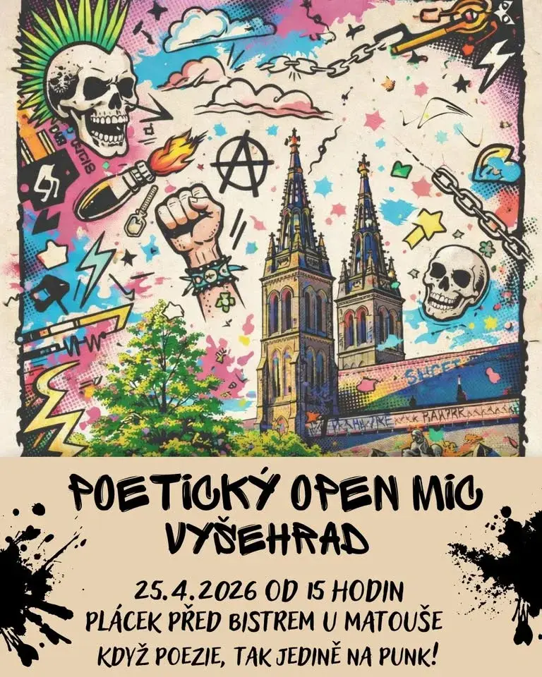 Poetický open mic na Vyšehradě