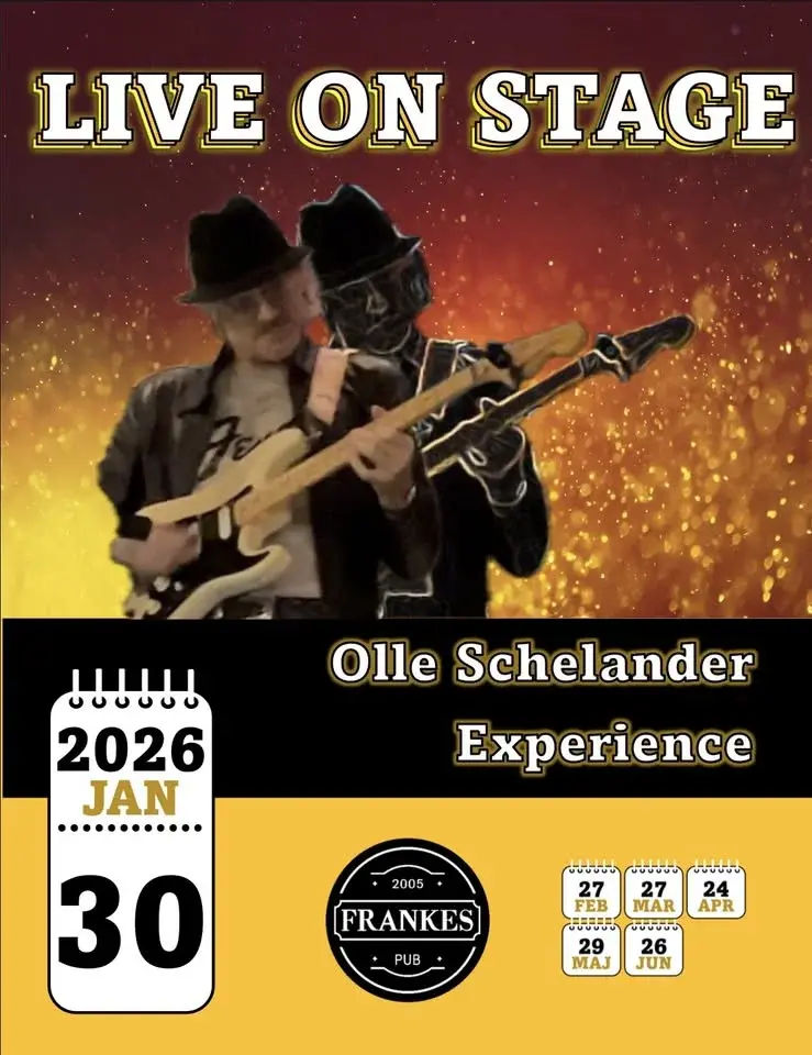 Live on stage @ FRANKES Pub: Olle Schelander Experience