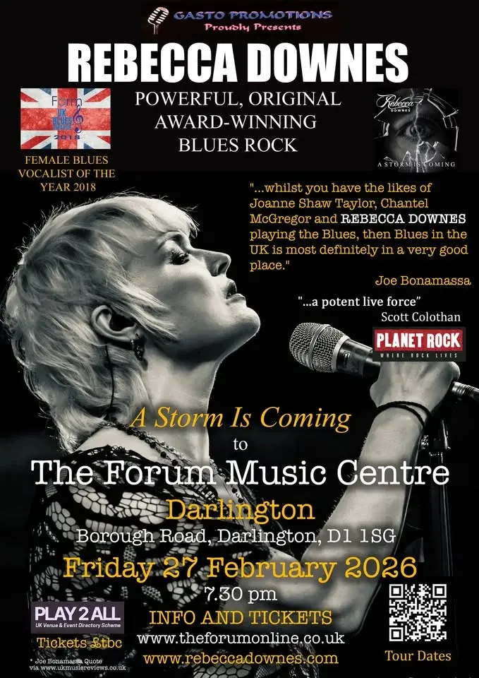 Rebecca Downes at The Forum, Darlington